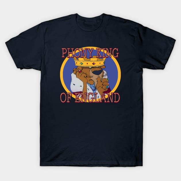 Phony King Of England T-Shirt by BradyRain